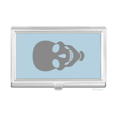 thumbnail image 1 of Faces Skeletons Sling Face Business Card Holder Case Pocket Box Wallet, 1 of 3
