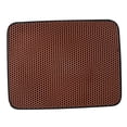thumbnail image 1 of DOLITY Honeycomb Cat Litter Mat Washable Non-Slip Waterproof Base Box brown brown 55x75cm, 1 of 9