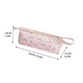 thumbnail image 2 of Pisexur Belleza Maquillaje Bolsa organizadora de viaje, bolsa de almacenamiento portátil que puede guardar secador de pelo y accesorios, viene con un asa lindapara mujeres y hombres, 2 of 4