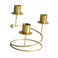thumbnail image 4 of Portavelas de pilar, candelabro cónico, candelabro de Metal, candelabro, soporte para decoración, fiesta, festivo dorado, 4 of 9