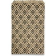 thumbnail image 2 of 100 pcs of 4 x 6 Damask/Kraft Paper Gift Bags  Shopping/Sales/Tote Bags, 2 of 7