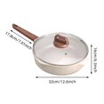 thumbnail image 3 of On Sale! Pure Natural Maifan Stone Non-stick Pan D, Non Stick Frying Pan for Cooking Stone Coated Skillet With Even Heat Distribution Kitchen for Sauteing and Stir Frying, 3 of 9