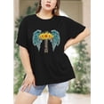 thumbnail image 4 of Womens Graphic s Faith T-Shirts Christian Tshirt Casual Short Sleeve Tops Tee For Adult, Men, Women, Teen, Teenager, Adolescent, Youth, 4 of 5