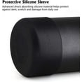 thumbnail image 4 of Protective Silicone Bottle Boot/Sleeve Hydro Vacuum Flask Compatible, BPA Free Anti-Slip Bottom Cover Cap Stainless Steel Water Bottle, Dishwasher Safe (Black, 32 and 40 oz), 4 of 5