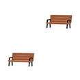 thumbnail image 1 of Transemion Hand Painted 1/64 Bench People Model Movie Props Miniature Layout Decor Beautifully Crafted Dioramas Micro Only Bench 2Set, 1 of 6