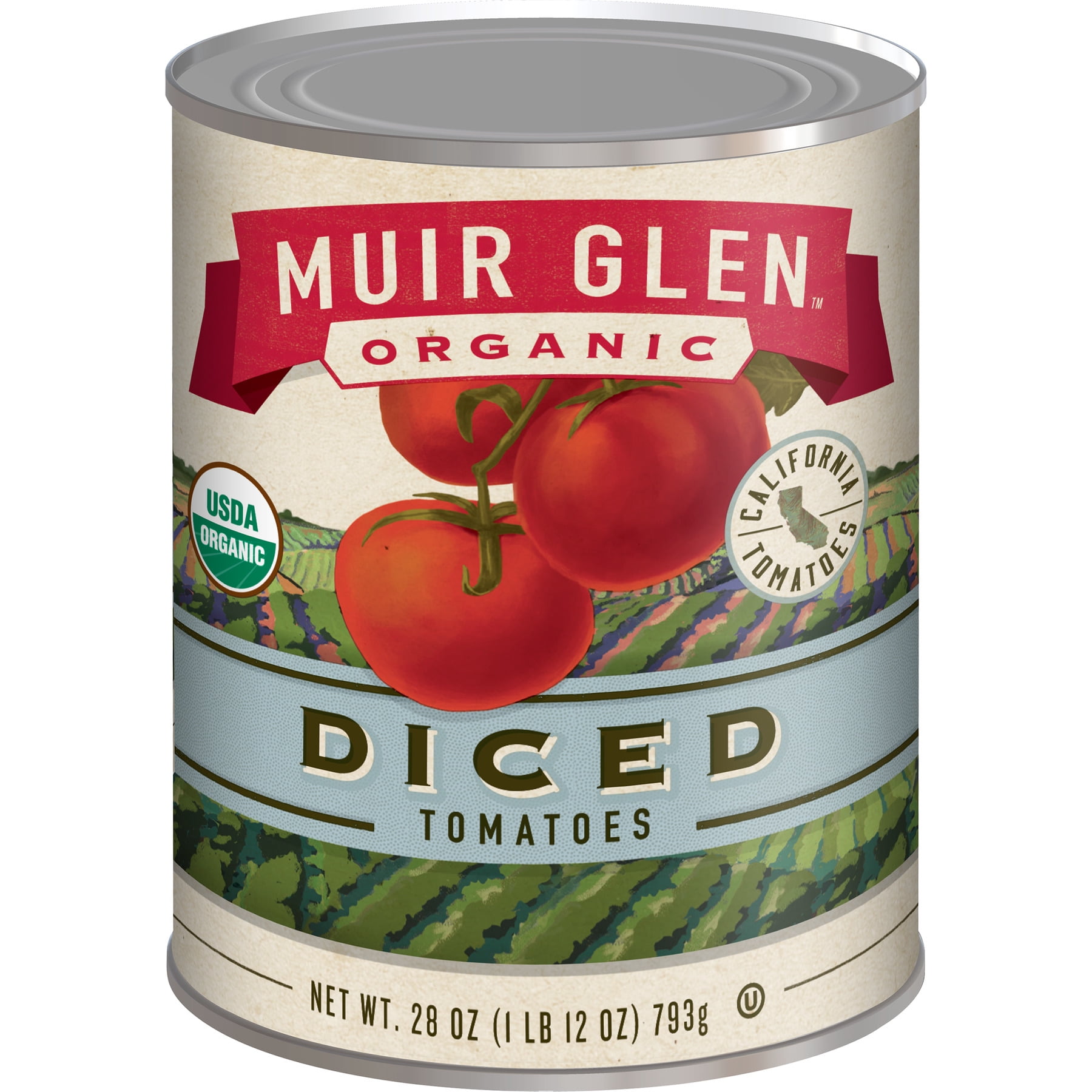 Muir Glen Organic, Gluten Free Diced Tomatoes, 28 oz Can