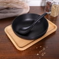 thumbnail image 6 of WASHWEPE Bowl Black Dinner Serving Bowls 1Set 7.1x7.1x2.2in, 6 of 11