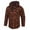 Burgundy, variant on TFEOQRY Men's Casual Hooded Jacket Checkered Design Velvet Button Outwear with Pockets Long Sleeve Hooded Overcoat Green