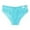 Light Blue, variant on GEWSEY Women's Thongs, T Back Low Waist See Through Panties Cotton Seamless Lace Thongs for Women ( Red, L)