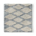thumbnail image 2 of Noble House 18" x 18" Beige, Blue, Multi-color Diamond Cotton, Wool Decorative Pillow Cover, 2 of 9