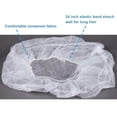 thumbnail image 3 of Cleaing Disposable Bouffant Caps Soft Hair Nets 24" Pack of 100 White, 3 of 4