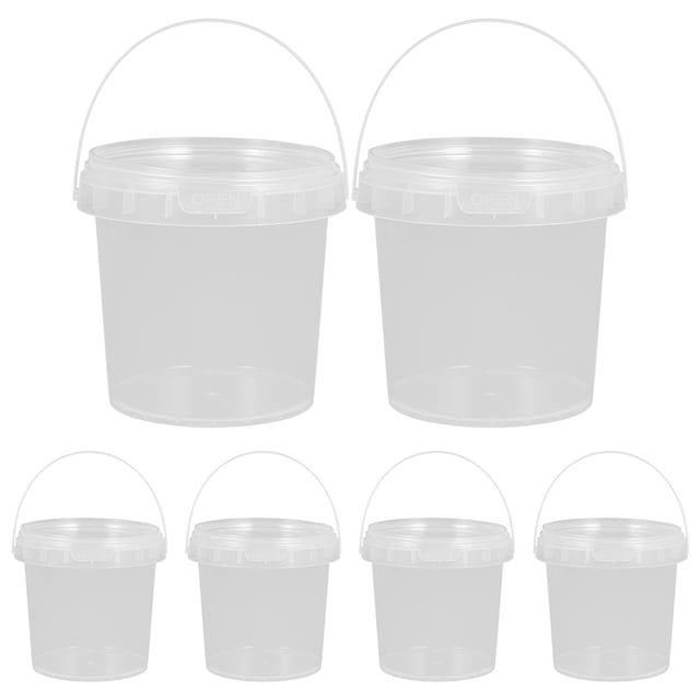 cubos para bebidas con tapa y asa, para zumos de frutas y alimentos, 1000 ml