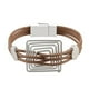 thumbnail image 2 of Pulsera multicapa de cuero con Cierre magnético Sunnimix, 2 of 8