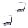 thumbnail image 4 of Bearachild Estante para fregadero de cocina, desagüe de secado telescópico ajustable, cepillo de limpieza para baño, soporte de esponja, accesorios de Azul 2piezas Bearachild CBP341324, 4 of 6
