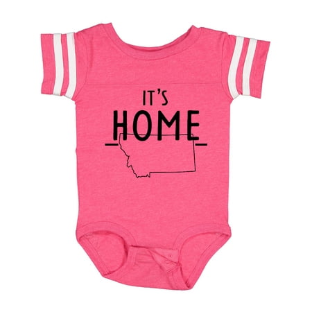 

Inktastic It s Home- State of Montana Outline Gift Baby Boy or Baby Girl Bodysuit