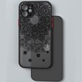 thumbnail image 1 of Funda de flores de encaje Vintage Floral Sexy negra para iPhone 13 12 11 Pro Max X XR XS 7 8 Plus 6S Mini funda mate dura de parachoques suave Tan Jianjun unisex, 1 of 2