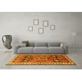 thumbnail image 3 of Ahgly Company Indoor Square Persian Yellow Traditional Area Rugs, 3' Square, 3 of 4