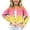 Watermelon Red, variant on Cethrio Girls Knitted Cardigans Size 7-8 Years, Long Sleeve Button Front Fall Winter Gradient Color Fall Winter Sweater Watermelon Red