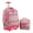 Skandi Pink, variant on J World Girls Setbeamer 18" Rolling With Lunch Bag, Stars