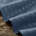 thumbnail image 3 of 3/4 Piece Stripe Sheets Sateen Weave Bed Fitted Sheet Set; Bed Sheet Set Pillowcase Fitted Sheet Toal Bed Cover Kit Home Bedding Set, 3 of 5