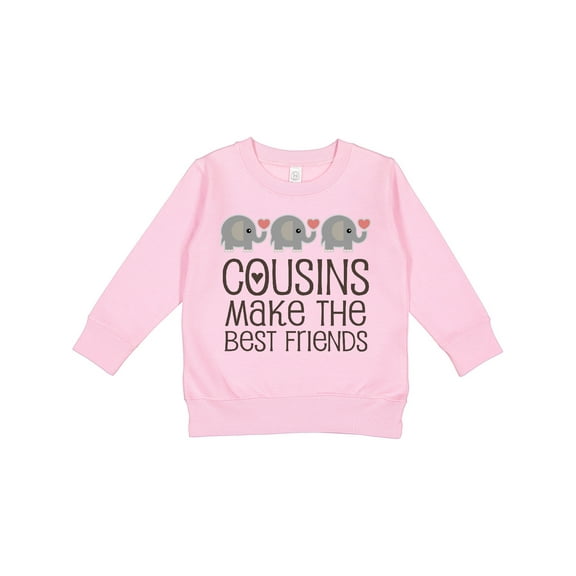 Inktastic Cousins Make the Best Friends Toddler Sweatshirt