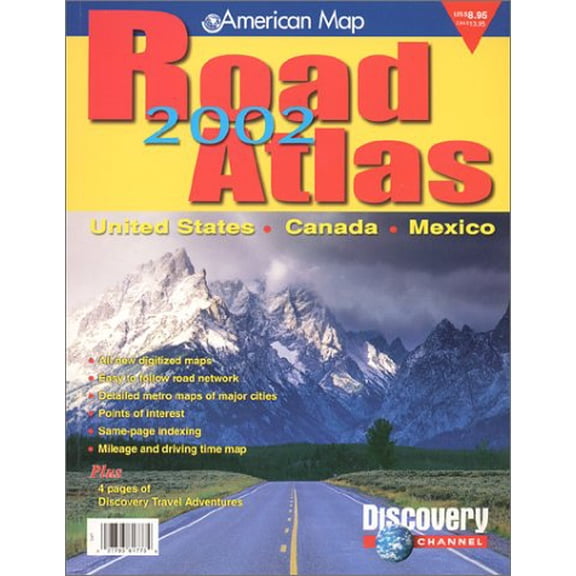 Pre-Owned Road Atlas: United States, Canada, Mexico, 9780841617735, 0841617732, Paperback,