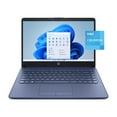 thumbnail image 2 of HP Stream 14" HD Laptop, Intel Celeron N4120, 4GB RAM, 64GB eMMC, Blue, Windows 11 (S mode) with Office + Mazepoly Accessories, 2 of 5