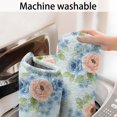 thumbnail image 5 of Pioneer Flower Floral Print Pattern Bathroom Rugs Mat, Non Slip Microfiber Bathroom Rug with Rubber Backing, Soft Mats for Bathroom Floor Tub Shower, 17"x27", 5 of 5