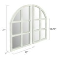 thumbnail image 2 of ABBSR White Arch Wall Mirrors,2 Pack Vintage Decor Window Mirror for Art Exhibitions,Office,A, 2 of 8