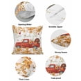 thumbnail image 6 of Decorative Throw Pillow Covers 16x16 Inch Set of 2 Turkey Fall Decor Pillow Cases for Couch, Sunflower Red Truck Cushion Case for Living Room Bedroom Bed Car Chair, 6 of 9