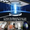 thumbnail image 4 of Compatible with MagSafe Samsung Galaxy S23 Ultra Case Clear, Embedded Kickstand Cover with Magnetic Wirless Charging Shockproof Matte Slim Phone Case for Galaxy S23 Ultra (Black), 4 of 12
