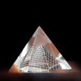 thumbnail image 2 of Adornos piramidales de cristal Cristal artificial Obsidiana Pirámide tetraédrica Torre de cristal Torre de cristal, 2 of 5