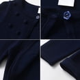thumbnail image 5 of UACY Girls Long Sleeve Knit Shrug Cardigan, Open Front Bolero Sweater with Button Closure for Toddler and Kids, 5 of 9