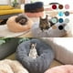 thumbnail image 5 of Cama redonda de felpa suave para mascotas Cama suave para gatos Cama para gatos, 5 of 8