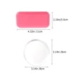thumbnail image 2 of HAMPPLIES 6Pcs Silicone False Eyelash Pads Assorted Color Lash Holders for Extension Practice, 2 of 8