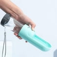 thumbnail image 2 of Botella de agua portátil para perros de 300 ml, color verde, antibacteriana, a prueba de fugas y con filtro, adecuada para paseos, caminatas y viajes, 2 of 5