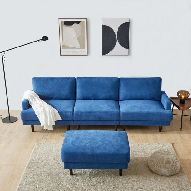 Aukfa Modern Sectional Sofa With, Easy To Assemble Sectional Sofa
