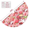 thumbnail image 2 of Lsque Sanrio Print Christmas Tree Skirt, Tree Skirt with Ties or Velcro, Perfect for Holiday Decorations, Halloween, and New Year-36", 2 of 7