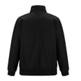thumbnail image 5 of Fashion Plus Size Jackets for Mens Fall Multiple Pockets Button Zipper Windbreaker Solid Long Sleeves No Hat Casual Loose Coat, 5 of 6