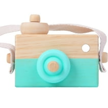 Montessori Mama Wooden Toy Camera – Premium Aesthetic Baby Toys Pretend Play Prop for Kids with Neck Strap and Look-Through Viewfinder - Montessori Toys for 1 Year Old and Up