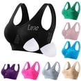 thumbnail image 4 of Fancifize Women Seamless Sports Bra Wireless No Underwire Workout Fitness Gym Yoga Bra with Removable Pads, 4 of 4