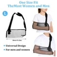 thumbnail image 2 of Mesh Arm Shoulder Sling, Breathable Shoulder Immobilizer Shower Adjustable Suitable for Left And Right Arms Comfort Type Men Women Elbow Wrist, 2 of 6