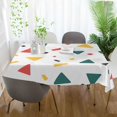 thumbnail image 3 of Yayeee Tablecloths 60" x 90" Rectangle Wrinkle Resistant Party Table Cover, Retro Shapes, 3 of 8