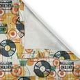 thumbnail image 6 of Ambesonne Music Valance & Curtain, Cassette Radio Vinyl, 55"x45", Multicolor, 6 of 7