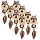 thumbnail image 1 of Aretes Bonitos VentDepot 4Pzas Ardilla Tuerca Café Metal, 1 of 4
