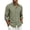 Army Green, variant on Men's Casual Button Down Shirts Long Sleeve Linen Beach Wedding Shirt Summer Vacation Shirt for Men Army Green L