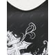 thumbnail image 3 of Top Sin Mangas de Talla Grande con Estampado de Calavera Rosegal  Camisetas sin mangas de talla grande, 3 of 5