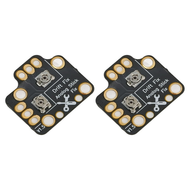 Gamepad Joystick Drift Réparation Conseil, Noir Facile à Installer Sensible Haute Précision 3D Analogique Bâton Drift Fix Mod PCB 2pcs pour les Contrôleurs de Jeu