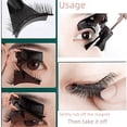 thumbnail image 4 of Magnetic false eyelashes natural magnetic eyelashes with clip suit Versatile Set Durable Material-52HB-4+White Magnetic Wear Clip, 4 of 5