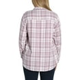 thumbnail image 5 of Jachs Girlfriend Women's Super Soft Feel Flannel Shirt (Pink, Medium), 5 of 10